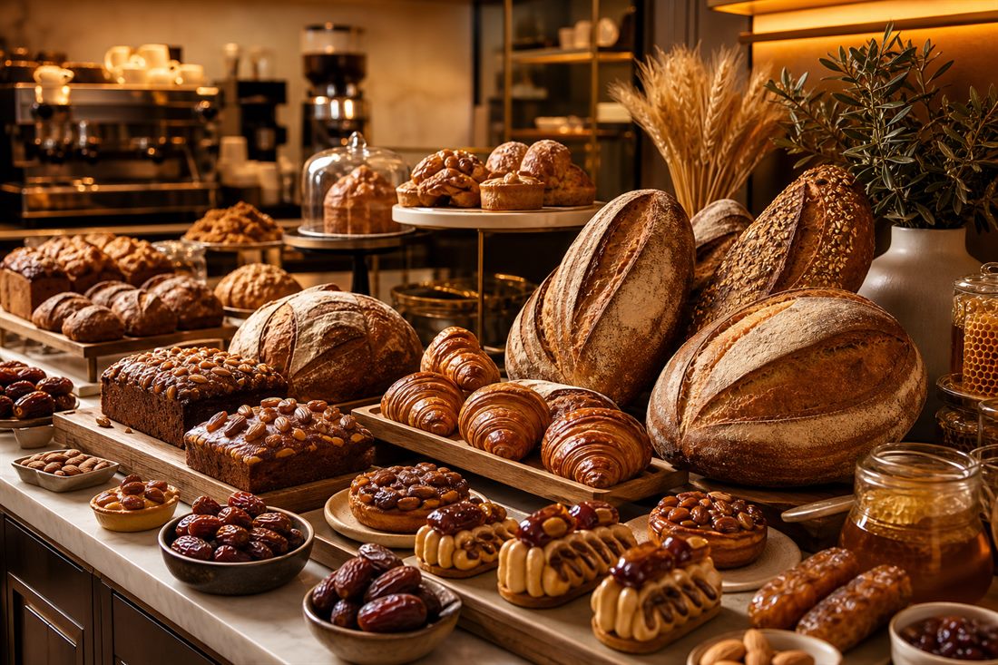 Cafe counter selection for workspace snack orders